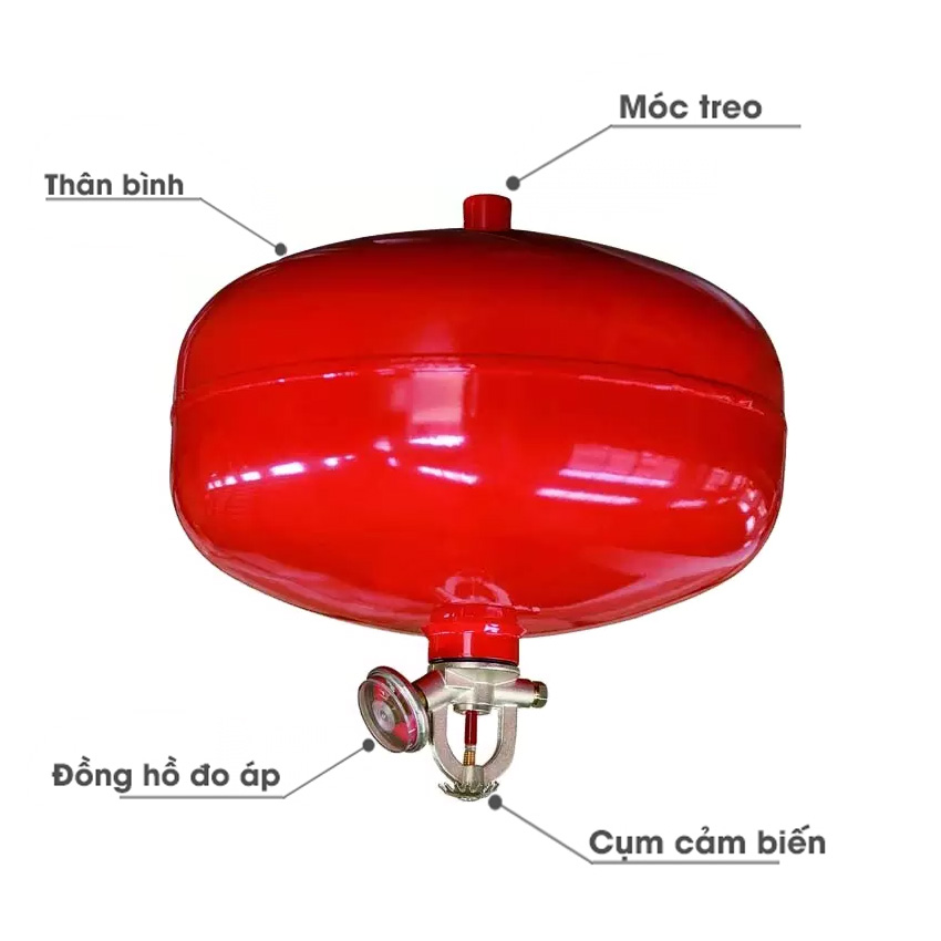 Cấu tạo Bình cầu chữa cháy tự động