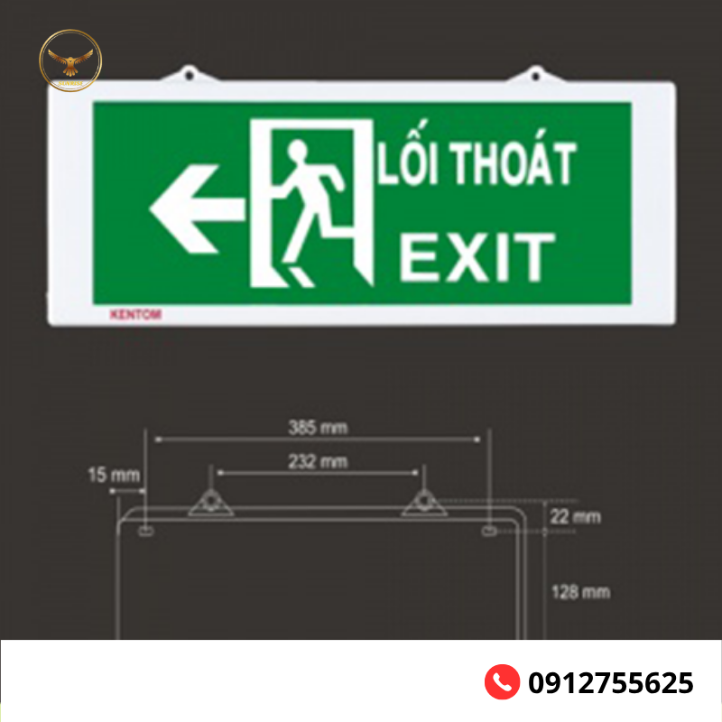 Đèn Exit Kentom Đèn Exit Kentom