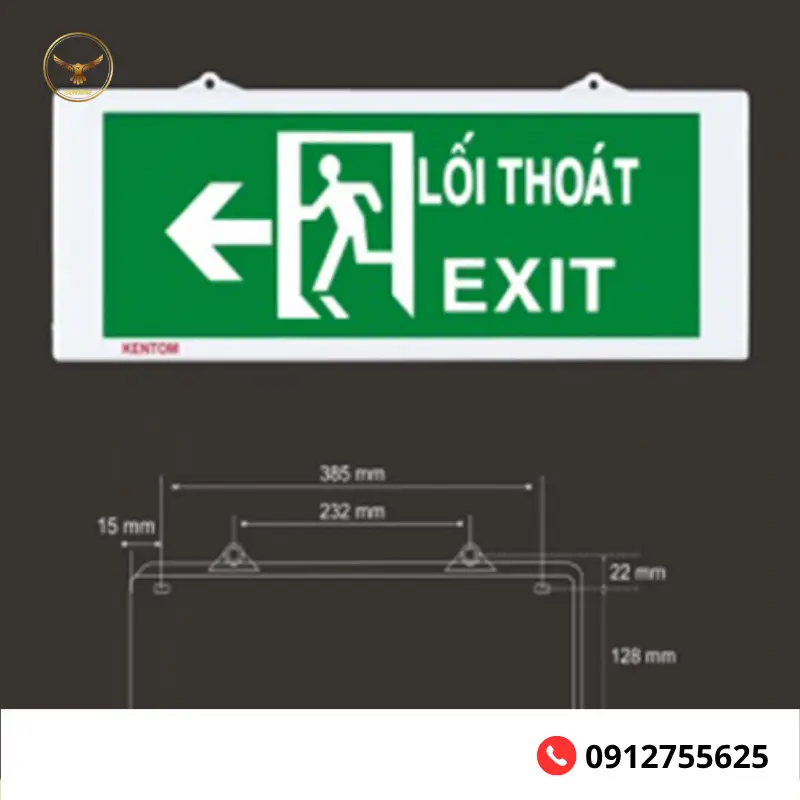 Đèn Exit Kentom